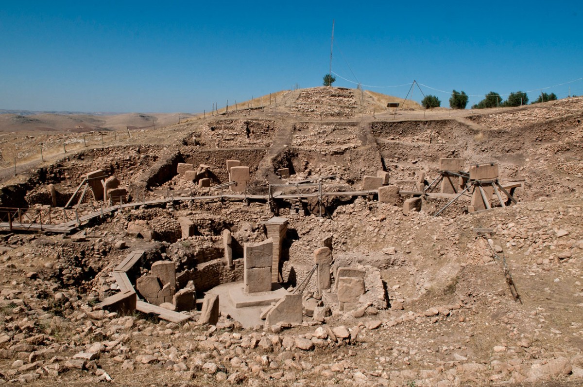 Άποψη της ανασκαφής στο Göbekli Tepe.