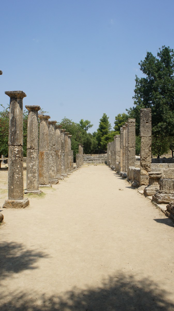 Παλαίστρα,Αρχαία Ολυμπία