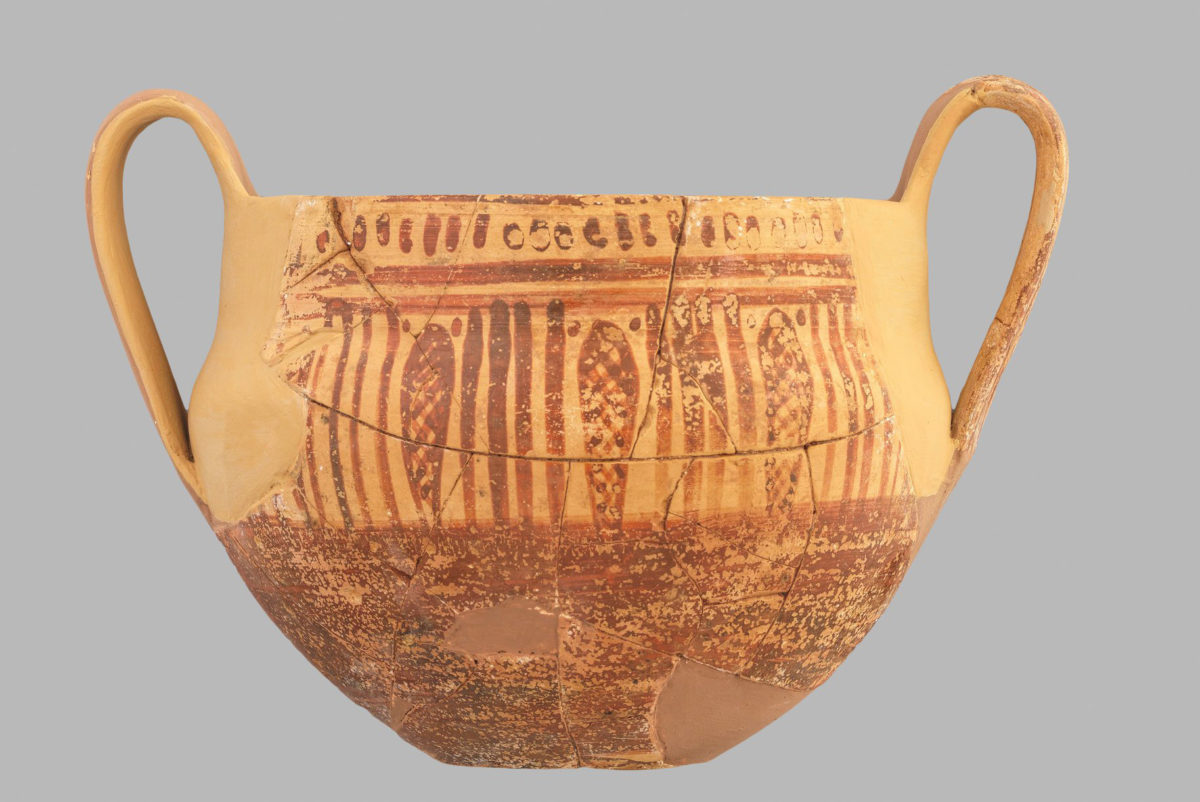Κάνθαρος, Υψηλή Άνδρου, 750-700 π.Χ. © ΥΠΠΟΑ Εφορεία Αρχαιοτήτων Κυκλάδων (φωτ.: Ο. Κουράκης).