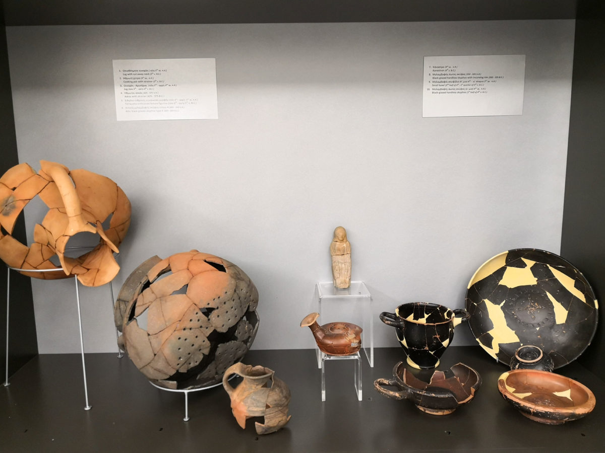 Άποψη περιοδικής έκθεσης στο Αρχαιολογικό Μουσείο Καρδίτσας (φωτ.: Αποστόλης Ζώης / ΑΠΕ-ΜΠΕ).