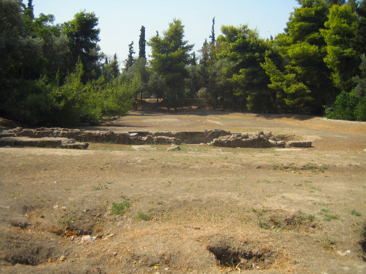 Ο αρχαιολογικός χώρος της Ακαδημίας Πλάτωνος (φωτ.: Βικιπαίδεια).