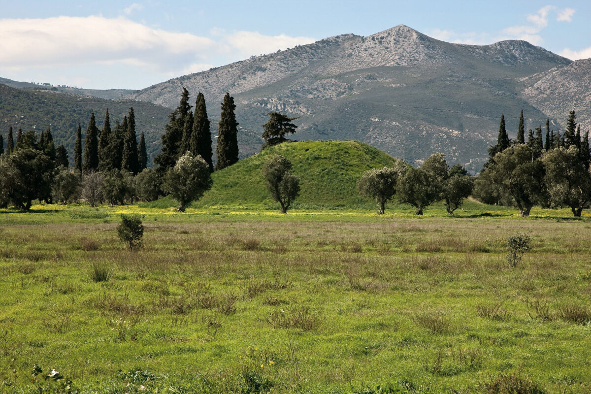 Ο Τύμβος των Αθηναίων στον Μαραθώνα (φωτ.: ΥΠΠΟΑ).