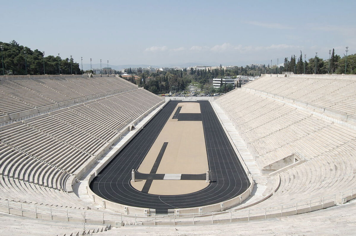 Το Παναθηναϊκό Στάδιο (Καλλιμάρμαρο). Φωτ.: Βικιπαίδεια.