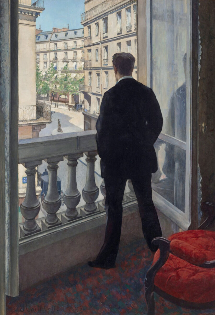 Γκιστάβ Καγιεμπότ, «Jeune homme à sa fenêtre» (Νεαρός στο παράθυρό του), 1876 (φωτ.: Getty Museum).