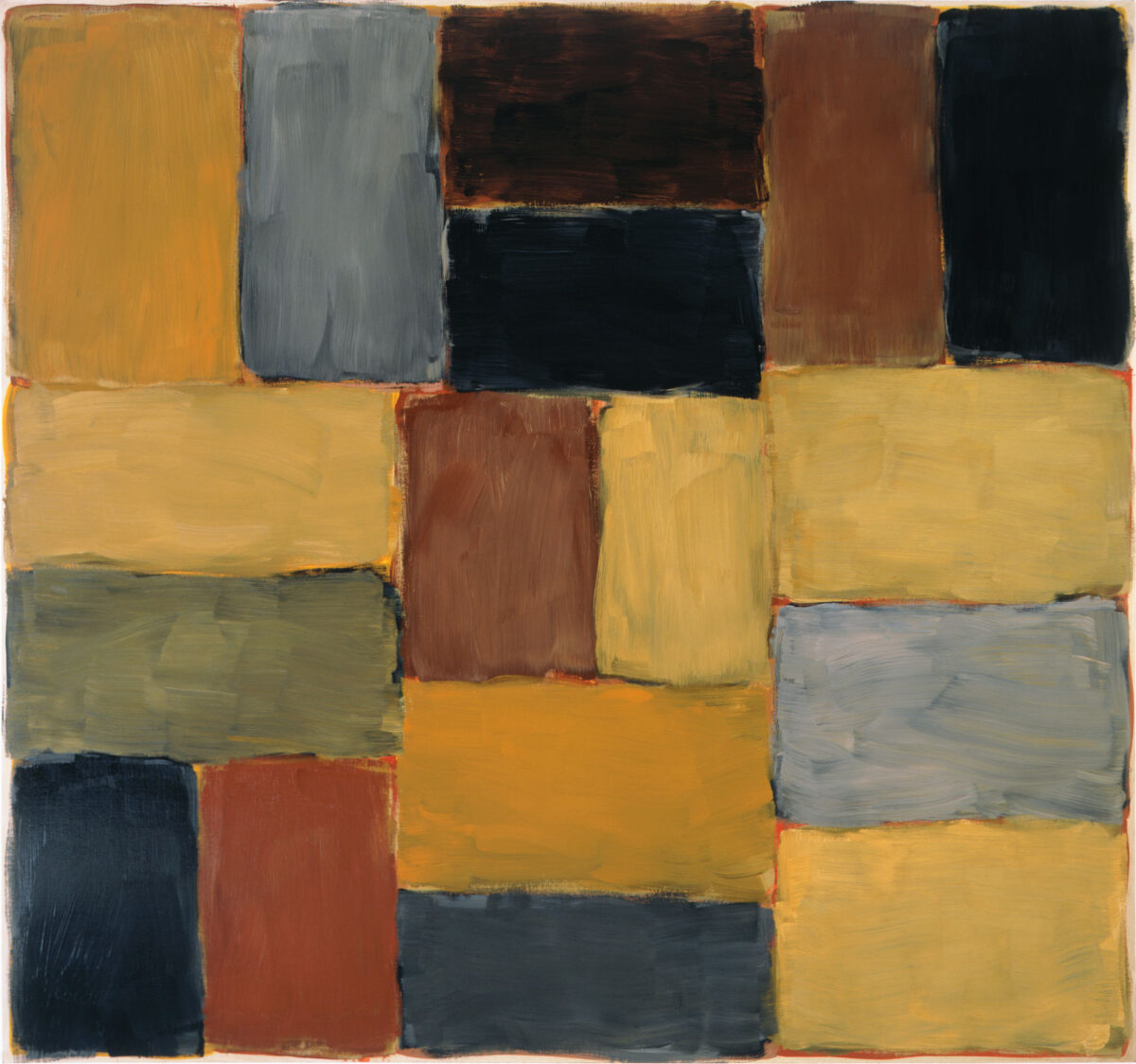 Sean Scully, «Vincent», 2002. Λάδι σε λινό, 190,5x203,2 εκ.