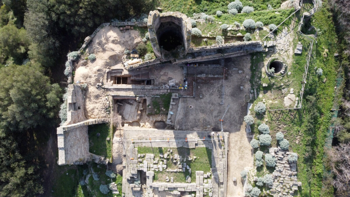 Άποψη της ανασκαφής (φωτ.: Parco Archeologico Paestum).