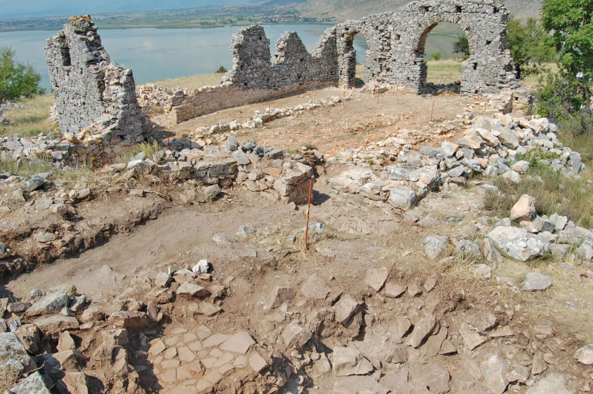 Άποψη του ανασκαφικού χώρου από βορειοανατολικά (φωτ.: ΑΠΕ-ΜΠΕ / Μελίνα Παϊσίδου).