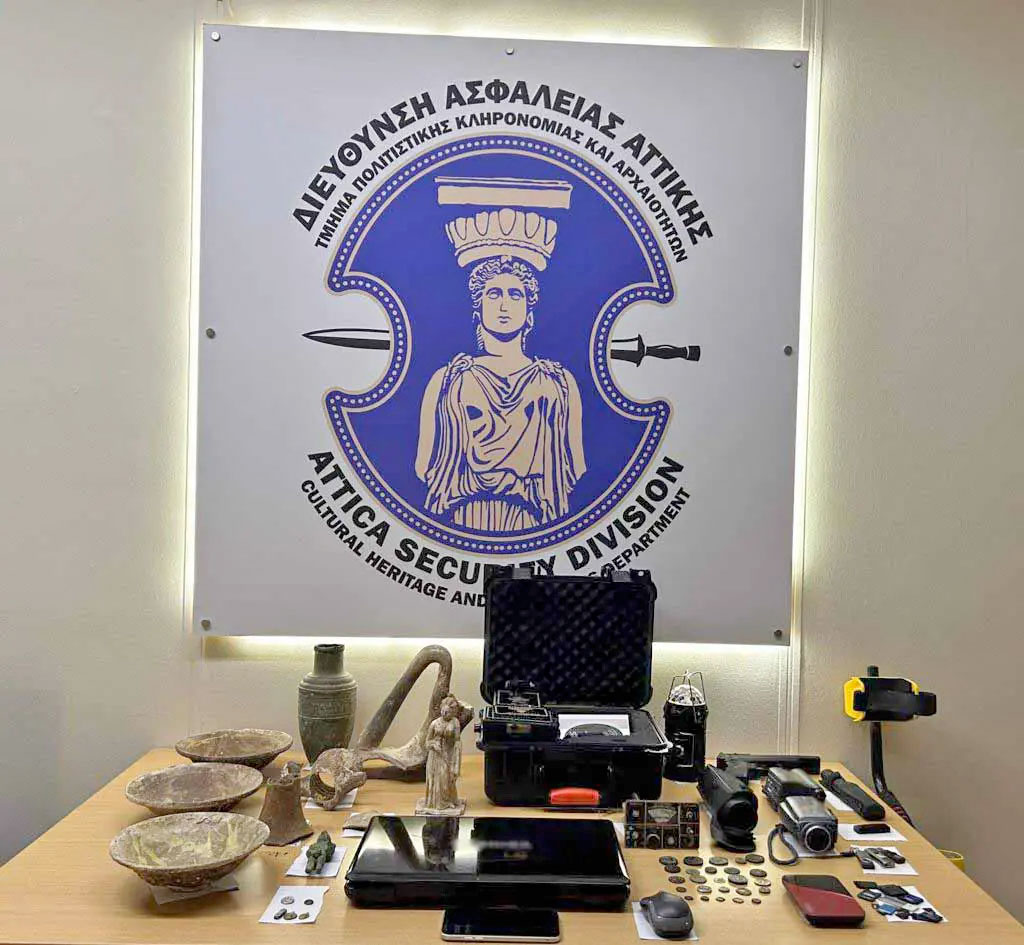 Σύλληψη για παράβαση της νομοθεσίας περί προστασίας αρχαιοτήτων