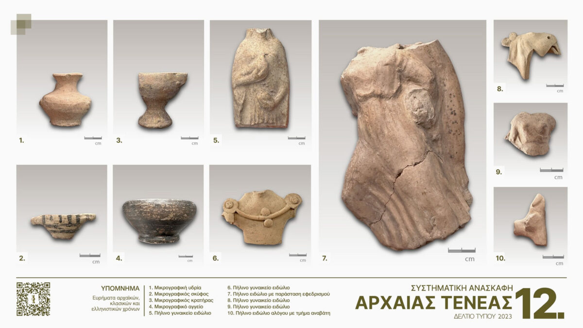 Εικ. 12. Συστηματική ανασκαφή Αρχαίας Τενέας. Πηγή εικόνας: ΥΠΠΟ.