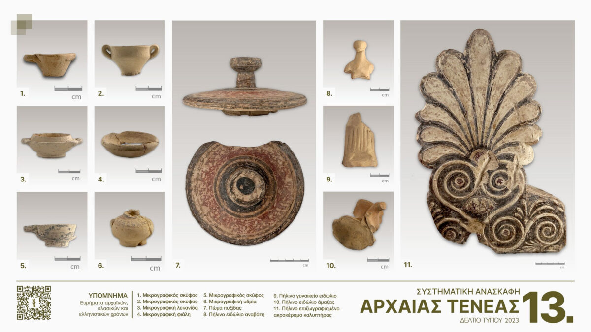 Εικ. 13. Συστηματική ανασκαφή Αρχαίας Τενέας. Πηγή εικόνας: ΥΠΠΟ.