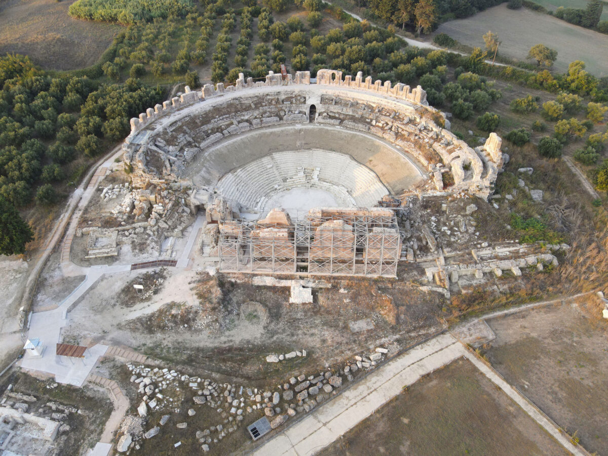 Ρωμαϊκό Θέατρο Νικόπολης. Πηγή εικόνας: ΥΠΠΟ.