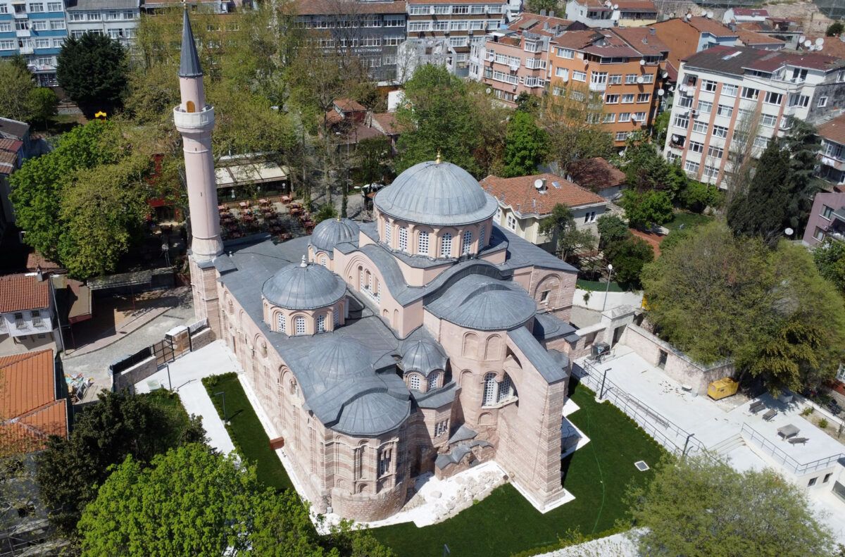 Η Μονή της Χώρας στην Κωνσταντινούπολη. Πηγή εικόνας: Βικιπαίδεια.