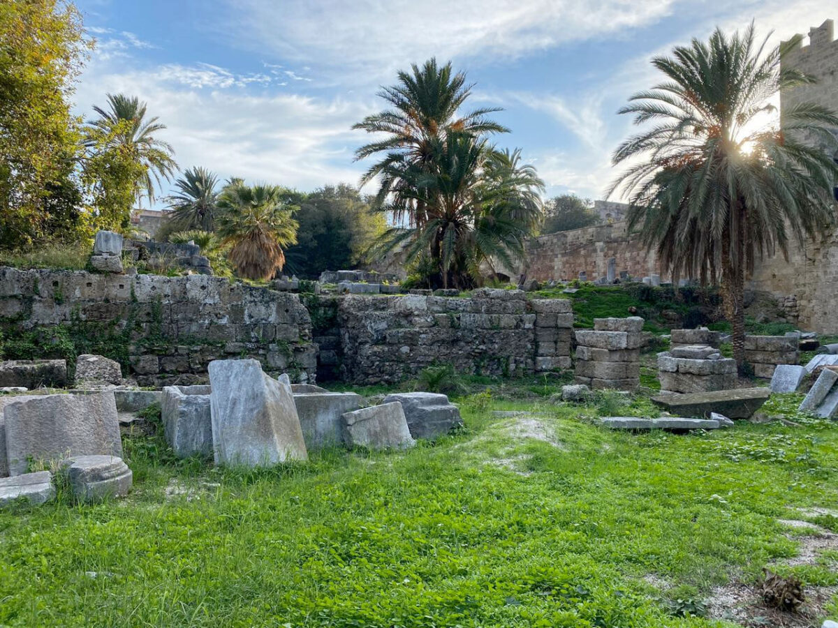 Άποψη του αρχαιολογικού χώρου της «Περβόλας». Πηγή εικόνας: ΥΠΠΟ.