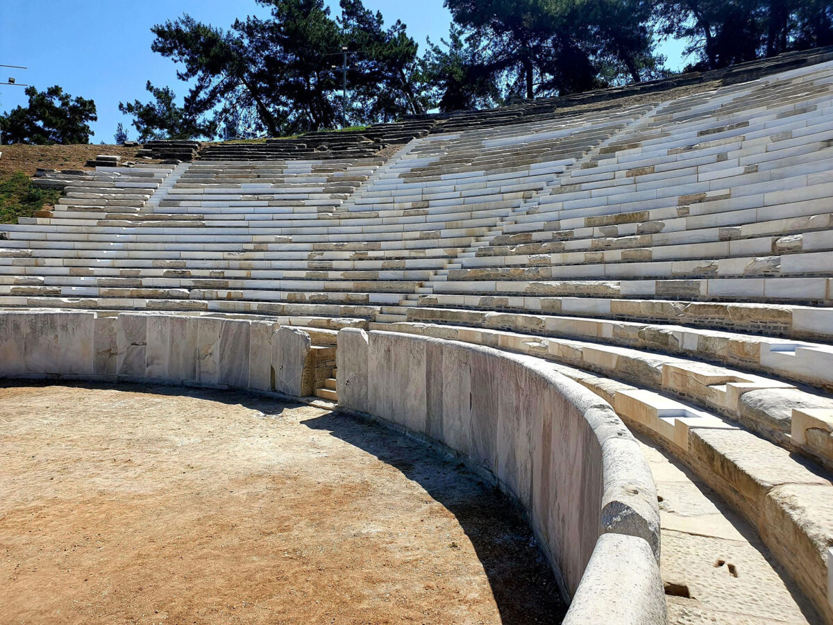 Αρχαίο Θέατρο Θάσου. Πηγή εικόνας: ΑΠΕ-ΜΠΕ.