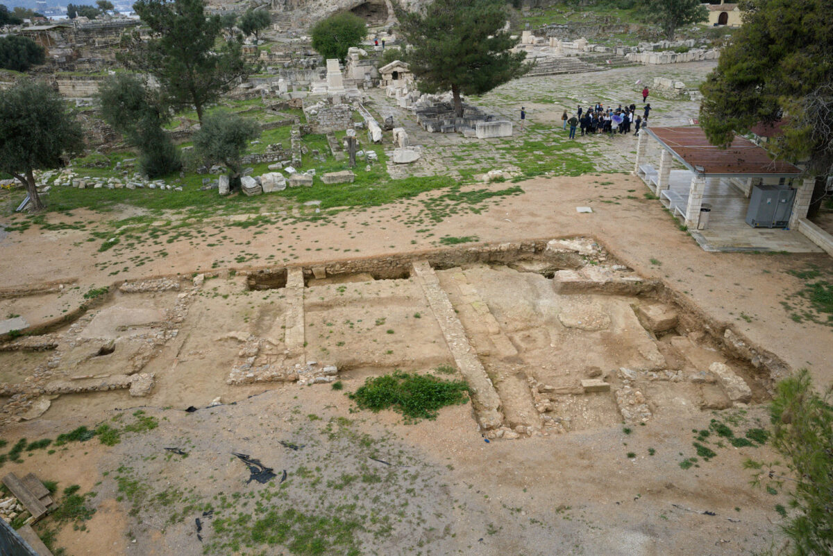 Η υφιστάμενη κατάσταση του αρχαιολογικού χώρου της Ελευσίνας μετά την ανασκαφή. Πηγή εικόνας: ΥΠΠΟ.