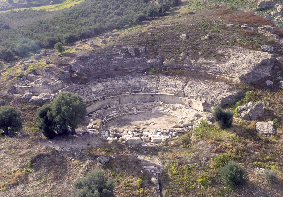 Μεγάλο θέατρο Γόρτυνας. Πηγή εικόνας: ΥΠΠΟ.